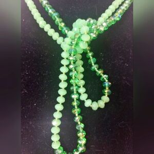 Necklace!  Vintage! Green!  Gorgeous!  Rare!
